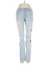 Free People Hearts Blue Jeans Size 27 waist - photo 1