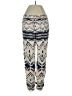 Parker 100% Silk Print Ivory Silk Pants Size 0 - photo 1
