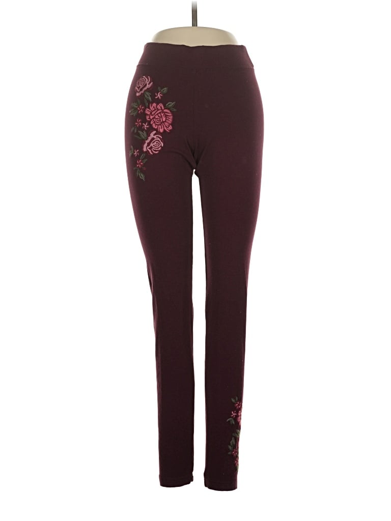 Pre-owned Aéropostale Casual Pants In Burgundy