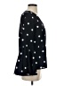 Banana Republic 100% Polyester Polka Dots Black Long Sleeve Blouse Size XS - photo 4