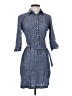 Max Studio Blue Casual Dress Size XS - photo 1