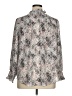 Jones & Co 100% Polyester Animal Print Ivory Long Sleeve Blouse Size 1X - photo 2