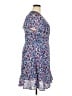 Gibson 100% Polyester Graphic Polka Dots Blue Casual Dress Size 2X - photo 4