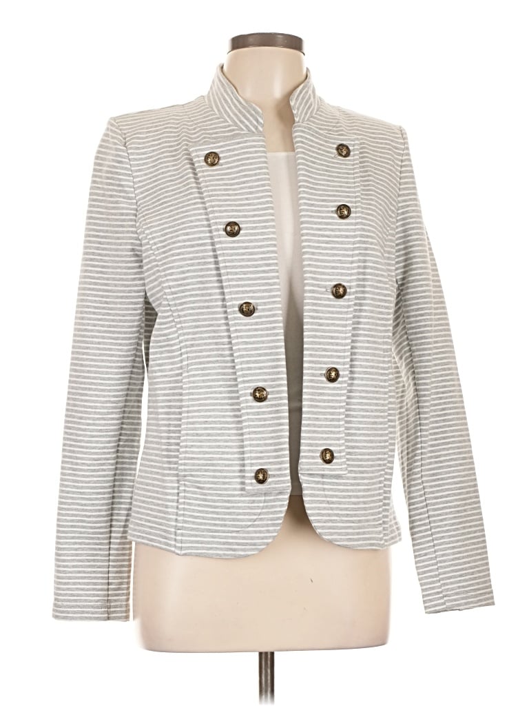 Pre-owned Tommy Hilfiger Blazer Jacket In Gray