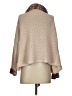 Field Flower 100% Cotton Tweed Tan Poncho Size XS - Sm - photo 2
