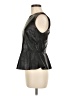 H&M Black Faux Leather Top Size 8 - photo 5