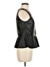 H&M Black Faux Leather Top Size 8 - photo 4