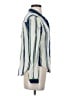 Maeve 100% Rayon Stripes Blue Long Sleeve Blouse Size 2 - photo 4