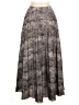 ASOS 100% Polyester Print Gray Casual Skirt Size 2 - photo 2