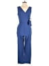 1.State Solid Blue Jumpsuit Size 4 - photo 1