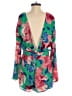 Lulus 100% Polyester Tropical Green Romper Size S - photo 2