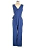 1.State Solid Blue Jumpsuit Size 4 - photo 2