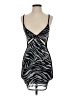 Assorted Brands Animal Print Silver White Cocktail Dress Size S - photo 1