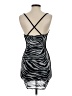 Assorted Brands Animal Print Silver White Cocktail Dress Size S - photo 2