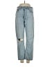 AGOLDE 100% Cotton Hearts Blue Jeans Size 27 waist - photo 1