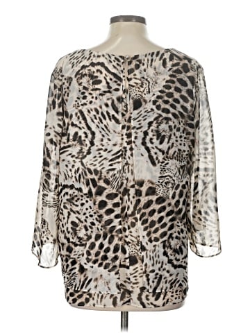 JLo by Jennifer Lopez 3/4 Sleeve Blouse (view 2)