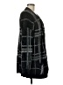 1.State 100% Nylon Plaid Black Cardigan Size M - photo 4