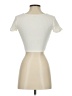 Zara Ivory Short Sleeve Top Size S - photo 2