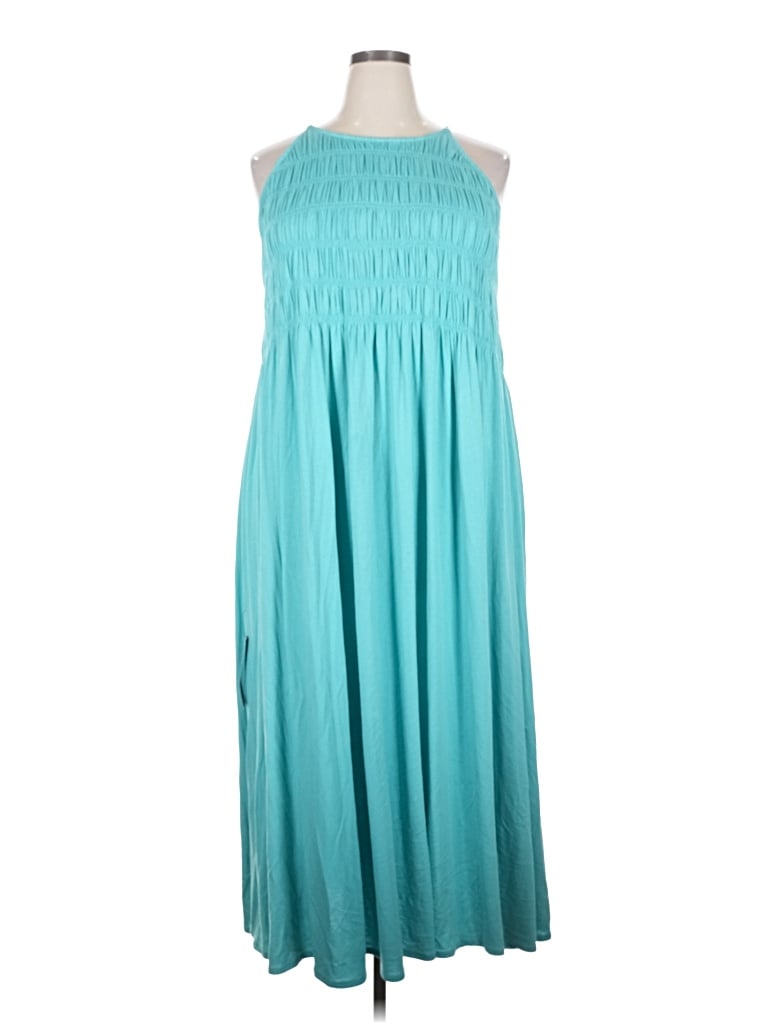 Lane Bryant Casual Dress In Blue