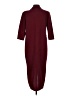 Shein Burgundy Coat Size XS - photo 2