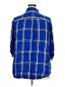 Cato 100% Rayon Plaid Blue 3/4 Sleeve Button-Down Shirt Size 18 - 20 - photo 2