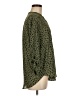 Lush 100% Polyester Animal Print Green 3/4 Sleeve Blouse Size M - photo 4