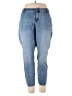 Lila Ryan Solid Blue Jeans Size 22 - photo 1