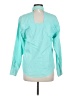 Assorted Brands 100% Cotton Teal Long Sleeve Button-Down Shirt Size M - photo 2