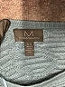 Magaschoni Chevron-herringbone Teal Pullover Sweater Size M - photo 7