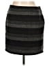 Tulle 100% Polyester Stripes Gray Casual Skirt Size L - photo 2