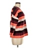 Express 100% Polyester Stripes Orange Pullover Sweater Size M - photo 4