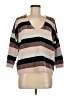 Express 100% Polyester Stripes Brown Pullover Sweater Size M - photo 1