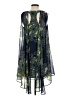 Tt Collection 100% Polyester Paisley Blue Cocktail Dress Size XS - photo 2