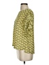 1.State 100% Polyester Floral Yellow 3/4 Sleeve Blouse Size XS - photo 5