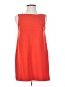 Tibi Solid Orange Casual Dress Size S - photo 1