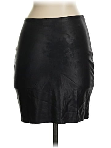 Gianni Bini Faux Leather Skirt (view 2)