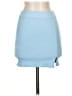 Unbranded Solid Blue Casual Skirt Size S (estimated) - photo 1