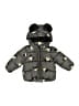 H&M 100% Polyester Hearts Gray Black Snow Jacket 6-9 MO / 9 MO - photo 1
