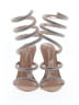 Shoedazzle Silver Tan Heels Size 5 1/2 - photo 2