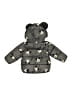 H&M 100% Polyester Hearts Gray Black Snow Jacket 6-9 MO / 9 MO - photo 2