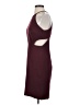 Intermix Solid Burgundy Cocktail Dress Size S - photo 5
