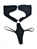 Unbranded Solid Black Swimsuit Bottoms Size P (estimated, petite) - photo 1
