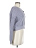 Haute Hippie 100% Cotton Checkered-gingham Blue Pullover Sweater Size M - photo 4