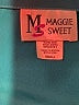 Maggie Sweet 100% Polyester Teal 3/4 Sleeve Blouse Size S - photo 7