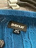 Avenue 100% Acrylic Blue Pullover Sweater Size 26 - 28 Plus - photo 7