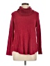 Apt. 9 Solid Red Turtleneck Sweater Size L (petite) - photo 1