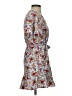 Topshop 100% Polyester Floral Gray Casual Dress Size 2 - photo 4