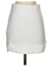 Sans Souci 100% Polyester Solid White Casual Skirt Size S - photo 1