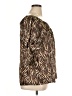 Allison Taylor 100% Polyester Animal Print Brown 3/4 Sleeve Blouse Size XL - photo 4