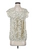 Ann Taylor LOFT 100% Polyester Ivory Short Sleeve Blouse Size XS - photo 1